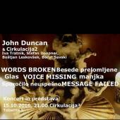 Duncan, Tratnik, Doepner, Leskovšek, Savski
words broken - voice missing -  message failed